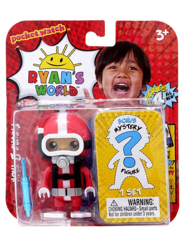 Ryan's World Figures 2 Pack Series 4 Scuba Ryan edamama